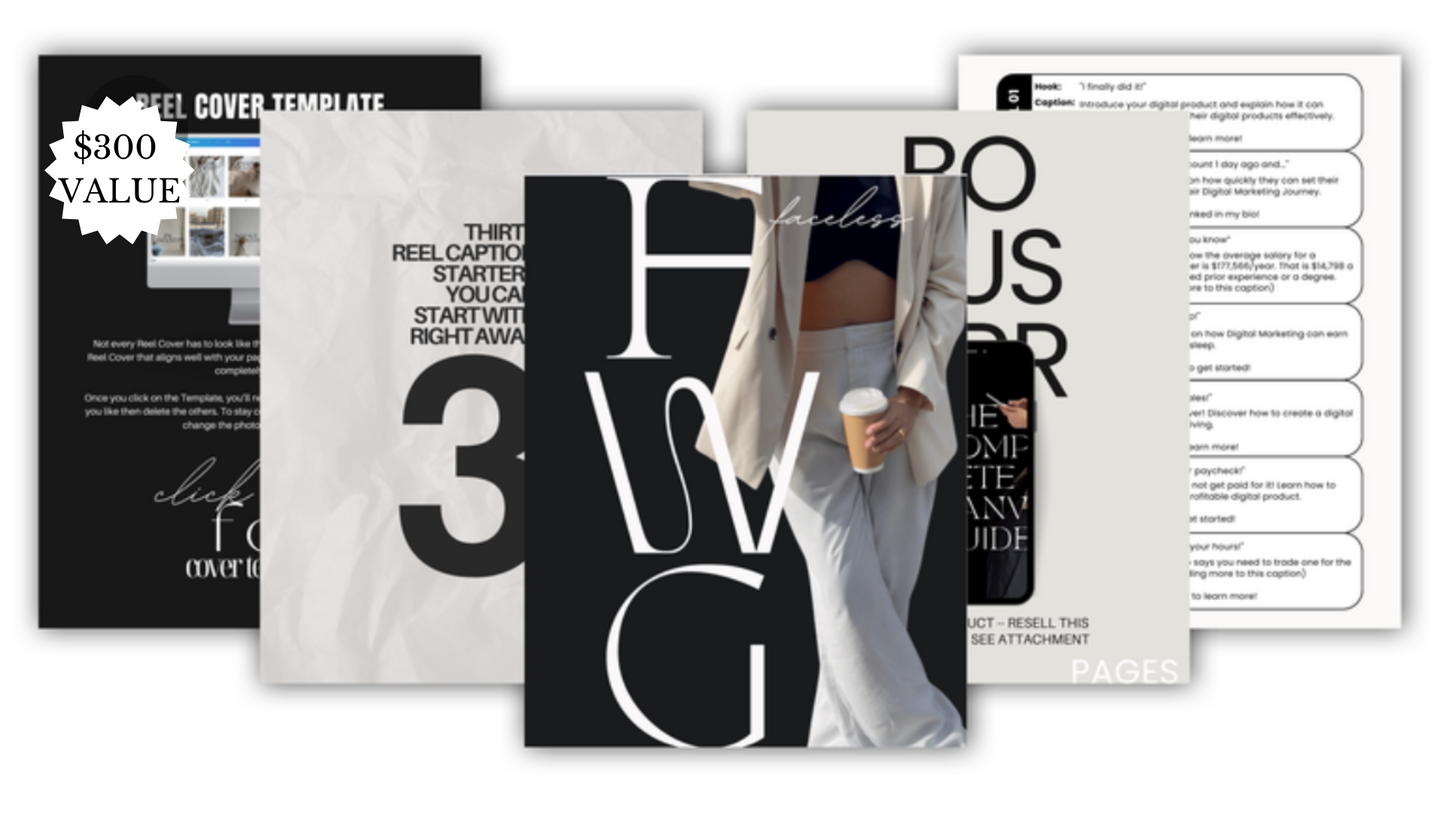 Faceless Guide | Make $ W/O Showing Your Face