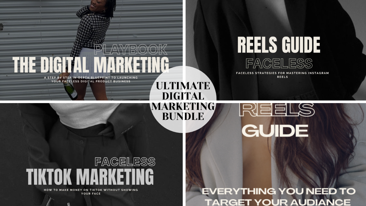 The Ultimate Digital Marketing Bundle (4 E-Books With MRR) – Learn With  LaShay